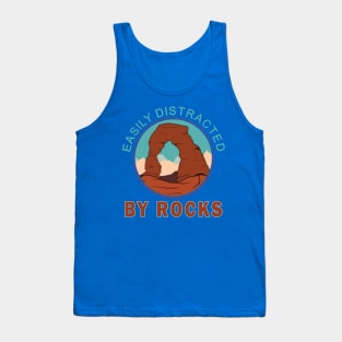 Easily distracted by rocks Tank Top